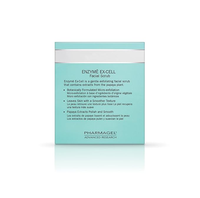 Pharmagel Enzyme Ex-Cell - Gentle Papaya Face Exfoliator Scrub for All Skin Types - 18 Ounces-Velvo Beauty