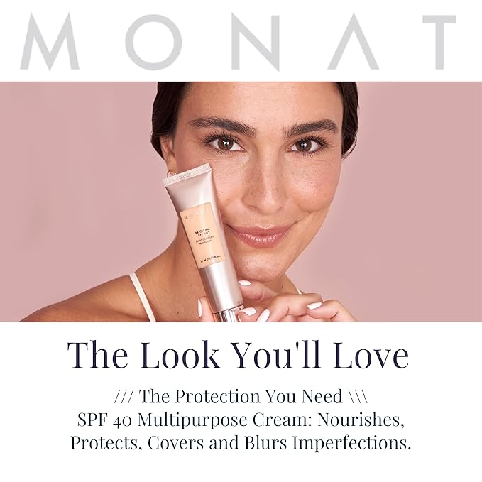 Monat BB Cream SPF 40 - Sand Broad-Spectrum Moisturizer, Lightweight Tinted Coverage, Fragrance-Free, 35ml/1.18 fl. oz.-Velvo Beauty