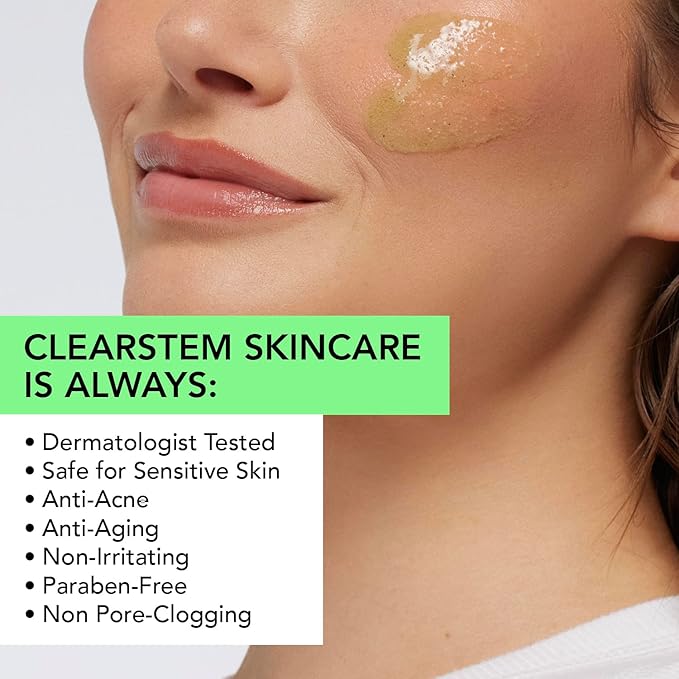 CLEARSTEM VITAMINSCRUB Antioxidant Infused Exfoliating Face & Body Scrub with Vitamin C, 7 Ounce-Velvo Beauty