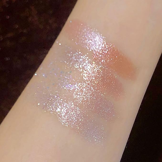 Erinde 9 Colors Eyeshadow Palette, Matte Shimmer Glitter Eye Shadow Palette Makeup, Highly Pigmented Long Lasting Waterproof, Natural Neutral Nude Eyeshadow Makeup Pallet, Diamond Snowflake-Velvo Beauty