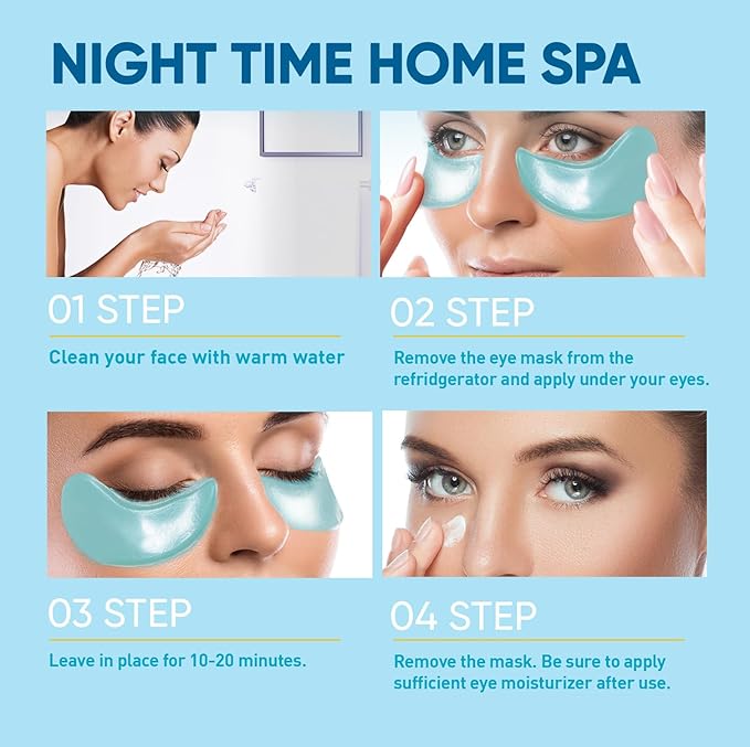 Under Eye Patches for Anti-Aging: 30 Pairs Retinol Collagen Gel Eye Pads - Reduces Wrinkles, Dark Circles, Eye Bags & Puffiness, Fine Lines Smoothing Treatment & Hydrating Eye Mask for Women-Velvo Beauty