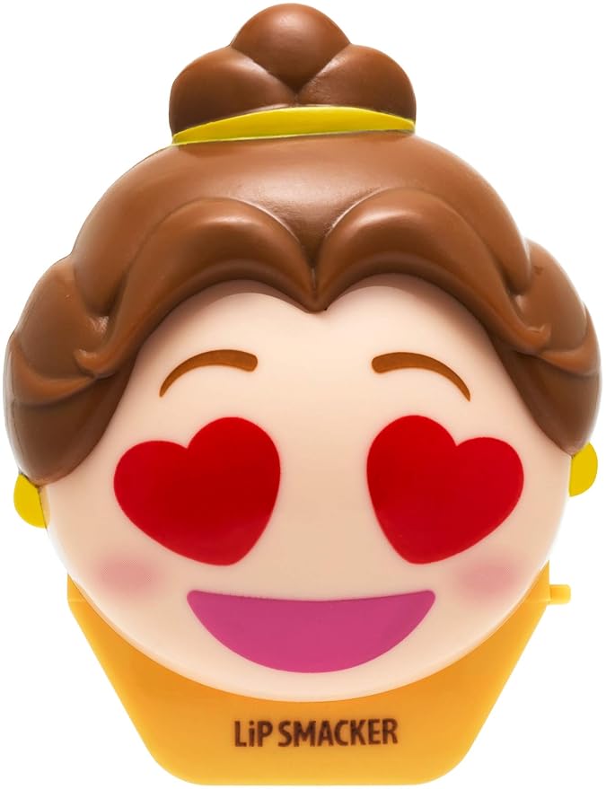 Lip Smacker Disney Beauty And The Beast Belle Emoji Flavored Lip Balm, Belle, Last Rose Petal, Clear, For Kids-Velvo Beauty
