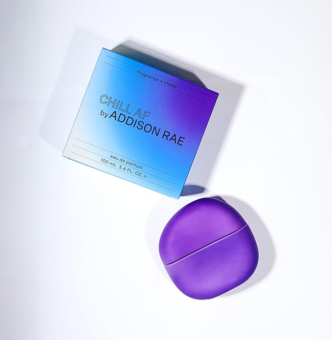 Addison Rae Fragrance Chill - Luxury Perfume for Women - Floral Woody Scent - Eau De Parfum - Notes of Pear, Apple, Sandalwood - Long Lasting Vegan Travel Cologne - Gift for Her -3.4oz EDP Spray-Velvo Beauty