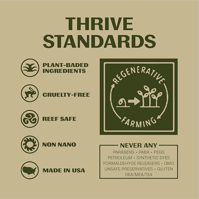 Thrive Natural Care Face Scrub for Men & Women - Exfoliating Face Wash with Anti-Oxidants Improves Skin Texture, Unclogs Pores & Helps Prevent Ingrown Hairs - Pack of 3-Velvo Beauty