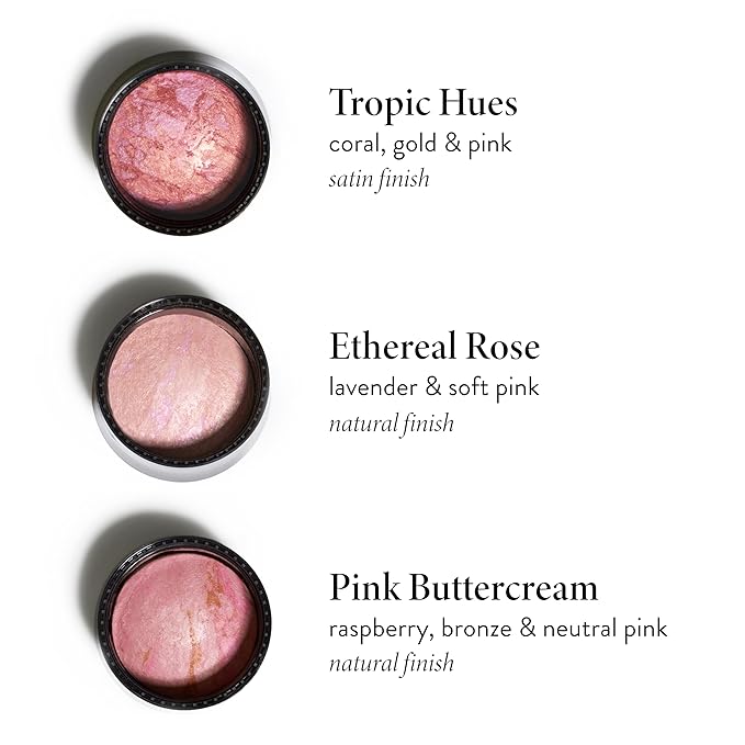 LAURA GELLER NEW YORK Baked Blush-n-Brighten Baked to Go - Pink Buttercream - Travel Size Blush-Velvo Beauty