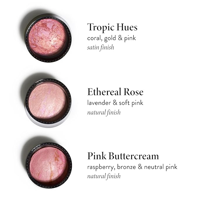 LAURA GELLER NEW YORK Baked Blush-n-Brighten Baked to Go - Tropic Hues - Travel Size Blush-Velvo Beauty