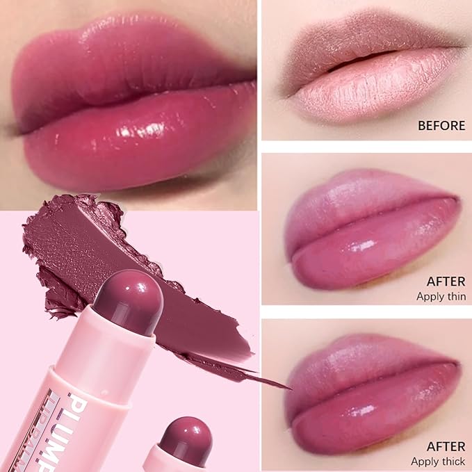 Color Lip Balm Hydrating, Tinted Lip Balm for Women, Lip Lightening Balm for Dark Lips, Lip Balm For Dry Cracked Lips, Moisturizing Plumping Lip Balm, Lip Treatment for Very Dry Lips, 4.8G-Velvo Beauty