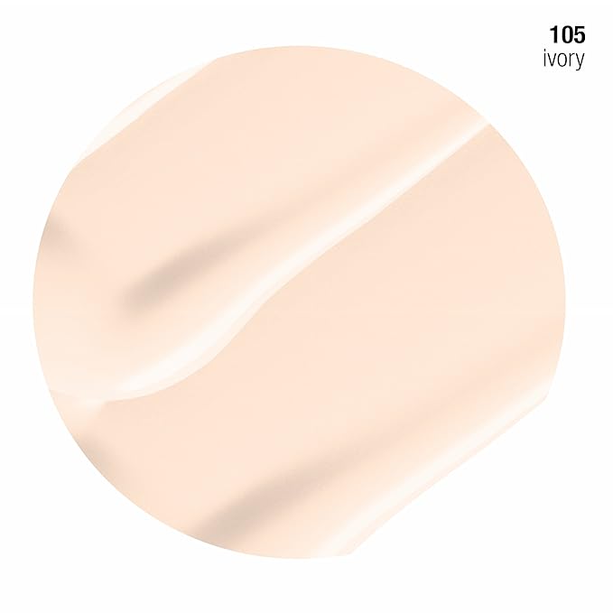 COVERGIRL Clean Makeup Foundation Ivory 105, 1 oz (Pack of 2)-Velvo Beauty