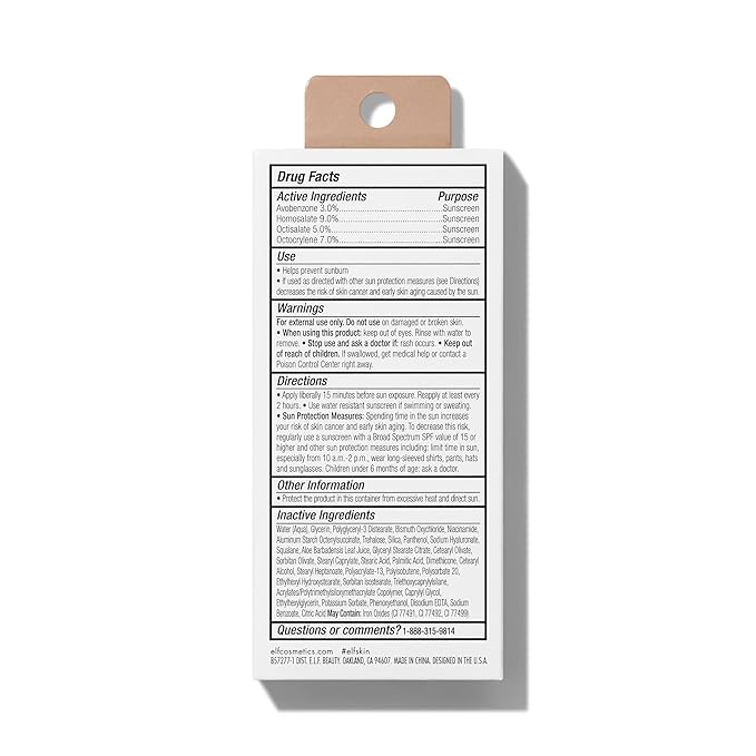 e.l.f. SKIN Suntouchable Whoa Glow SPF 30, Sunscreen & Makeup Primer For A Glowy Finish, Made With Hyaluronic Acid, Vegan & Cruelty-Free, Packaging May Vary, Sunburst-Velvo Beauty