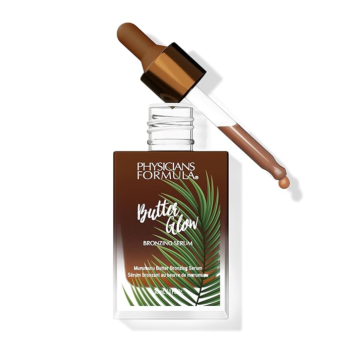Physicians Formula Butter Glow Bronzing Serum, Innovative & Nourishing Skincare Bronzing Drops for Radiant, Natural Sunkissed Complexion - Sunkissed Glow-Velvo Beauty