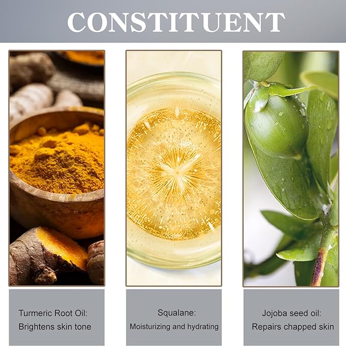 Organic Turmeric Lip Balm All-Day Moisturizing, Balancing, Soothing for Dry Lips Lip Balm With Turmeric Root Natural Ingredients Even Lip Tone 5g-Velvo Beauty