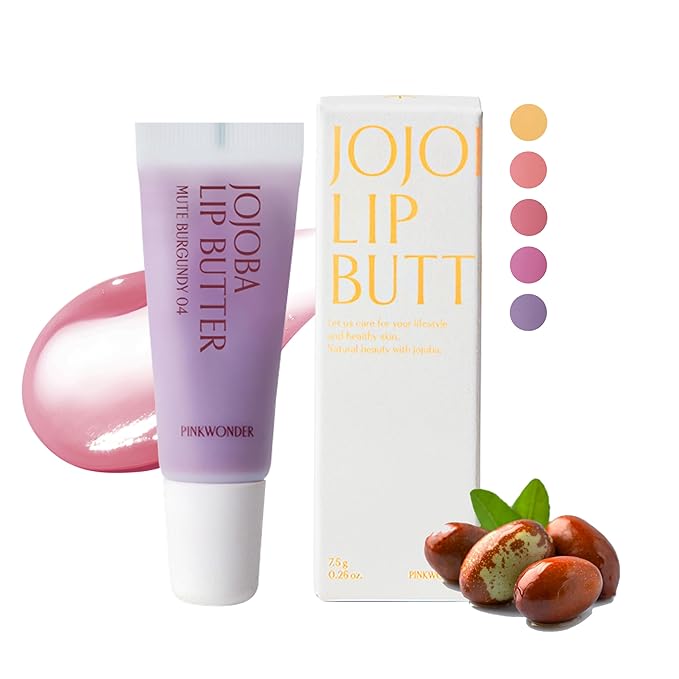 Jojoba Lip Butter (Mute Burgundy 04)-Velvo Beauty