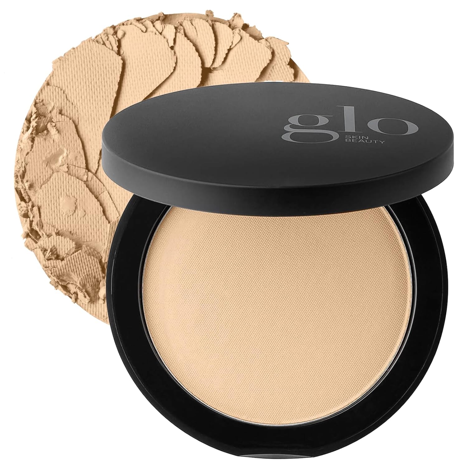Glo Skin Beauty Pressed Base Powder Foundation Makeup (Golden Medium) - Flawless Coverage for a Radiant Natural, Second-Skin Finish-Velvo Beauty