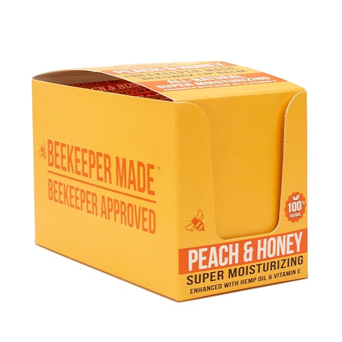 Beeswax Bulk Lip Balm, 40 Count | For Men, Women, and Children. Great for Gifts, Showers, & More (Peach)-Velvo Beauty