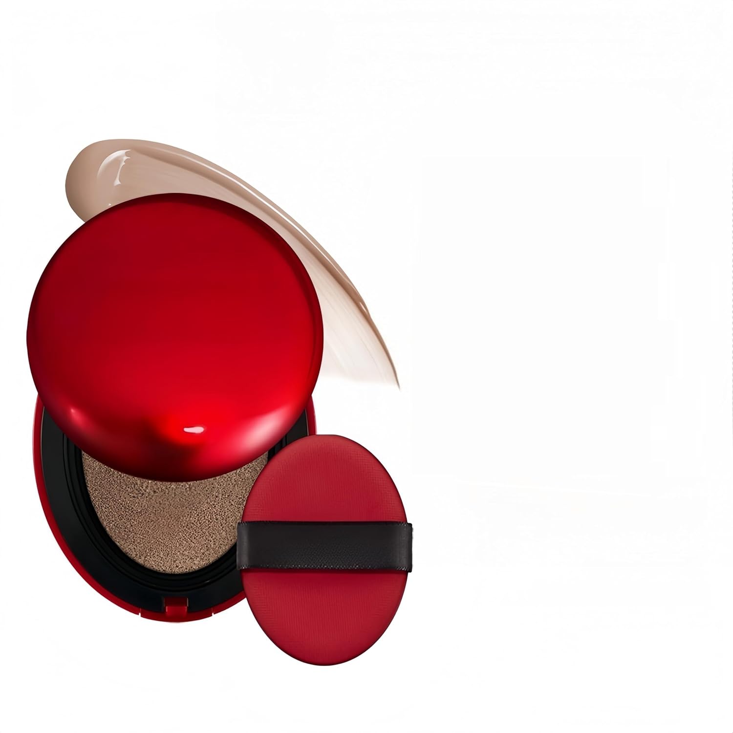 MAEPEOR Cushion Foundation 9 Colors Full Coverage Weightless Satin Glow Foundation Hydrating Long-Lasting Cushion BB Cream (Color 04)-Velvo Beauty