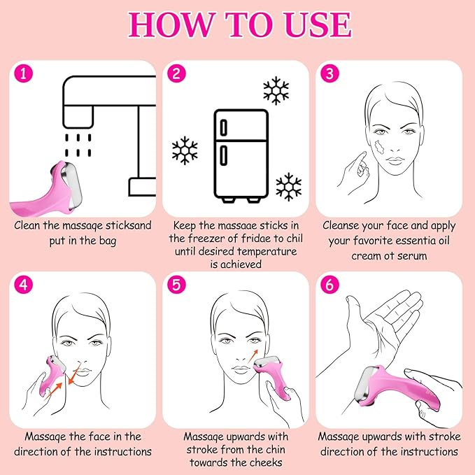 360° Rotating Ice Roller for Face-Stainless Steel Facial Massage Tool for Skin Tightening, Ice Face Roller -Wrinkle Reduction & Dark Circle Relief, Gift for Skincare Enthusiasts.-Velvo Beauty