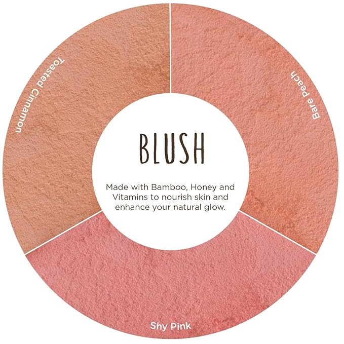 Burt’s Bees 100% Natural Blush with Vitamin E, Bare Peach - 0.19 Ounce-Velvo Beauty