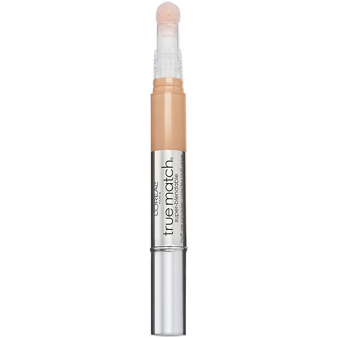 L'Oreal Paris Cosmetics True Match Super-Blendable Multi-Use Concealer Makeup, Light N3-4, 0.05 Fluid Ounce-Velvo Beauty