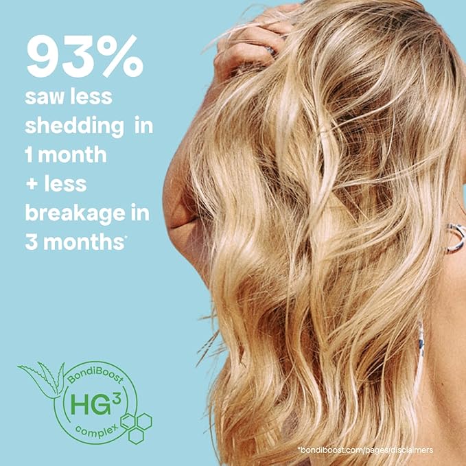 BONDIBOOST HG Anti-Thinning Shampoo for Women & Men [10.14 fl oz], Clinically Tested to Promote Fuller + Thicker-Looking Hair, Natural Mint Scent + Procapil, Redensyl & Rosemary Formula, Sulfate-Free-Velvo Beauty