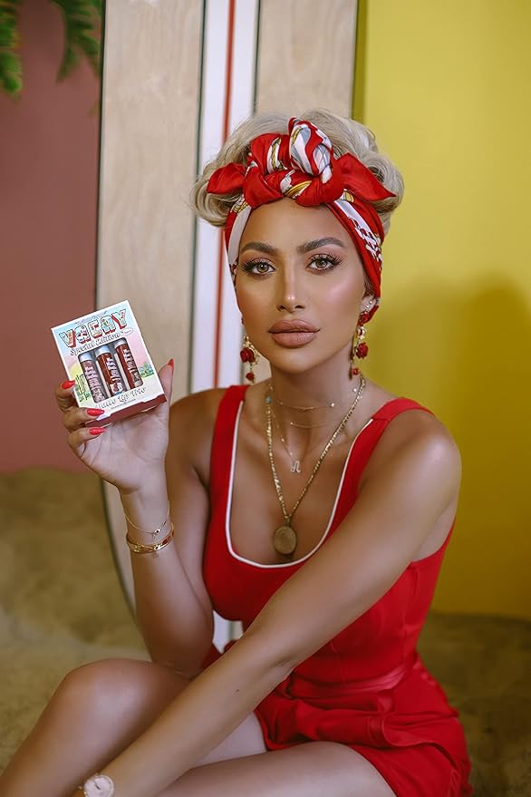 the Balm Voyage Vacay Matte Lip Trio Special Edition for Women - 3 Pc 0.25oz Lipstick - Persistent, 0.25oz Lipstick - Charismatic, 0.25oz Lipstick - Adventurous-Velvo Beauty