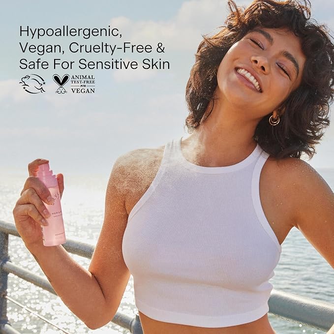 Skylar Boardwalk Delight Hair & Body Mist | Hypoallergenic & Clean Fragrance | Vegan, Cruelty Free, and Safe For Sensitive Skin | 80 ML, 2.7 Fl Oz-Velvo Beauty