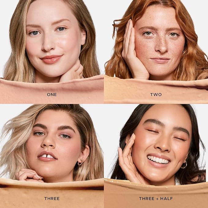 Saie Slip Tint Tinted Moisturizer with SPF 35 - Light Coverage, Glowy Skin Tint & Mineral Sunscreen for Face with Hydrating Hyaluronic Acid - Summer Makeup Essential - Shade Three + Half (1.35 oz)-Velvo Beauty