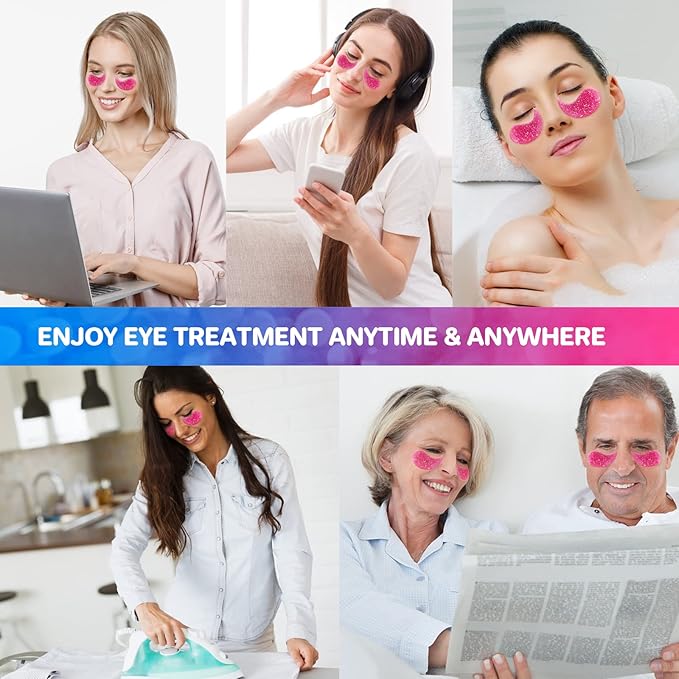 Vemofoper Under Eye Patches - 30 Pairs Collagen Under Eye Masks Anti-Aging Eye Mask for Face to Soothe Puffiness, Eye Bags and Wrinkles-Velvo Beauty