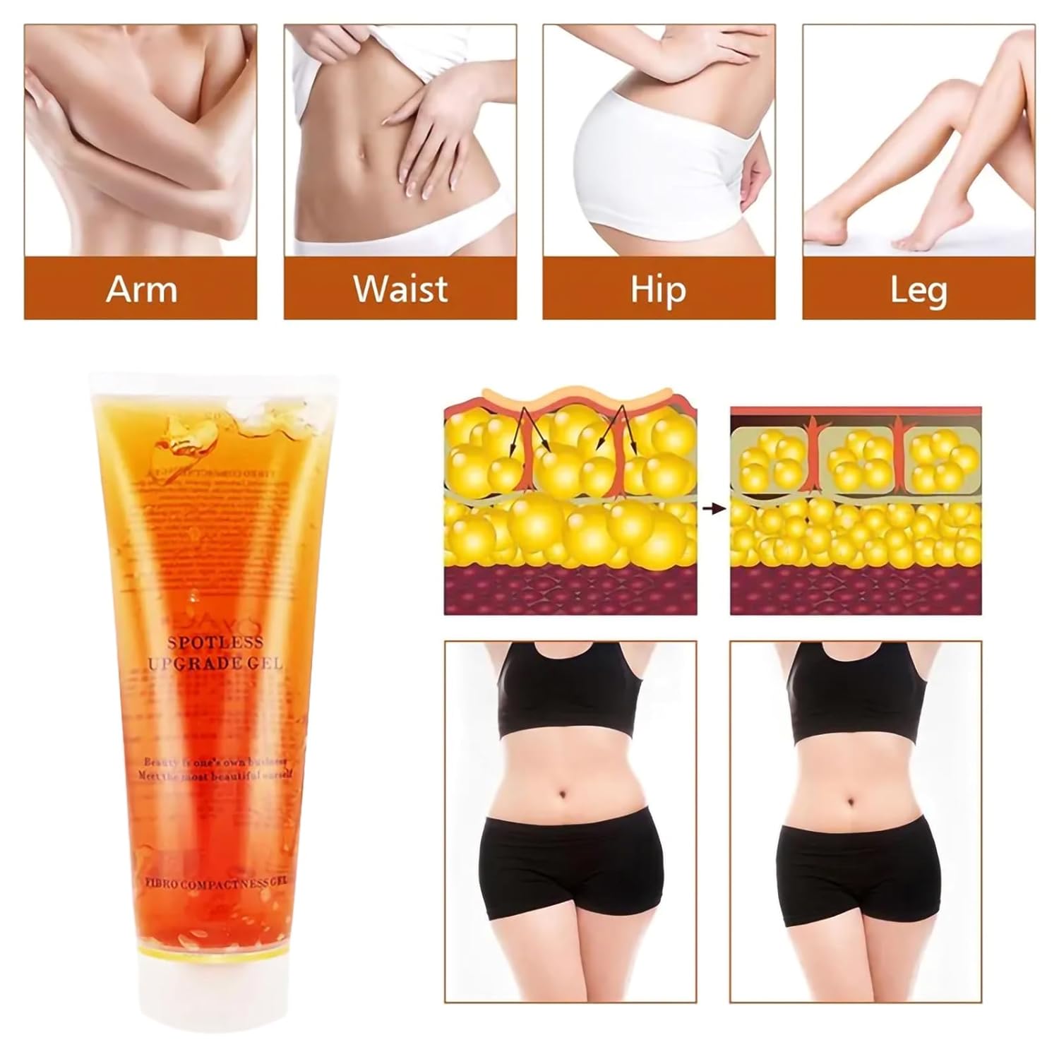 3 Pack Conductive Gel for Body Sculpting, Slimming Lifting Firming Hydrating Primer, Hot Gel Preparation for Microcurrent RF Machine-Velvo Beauty