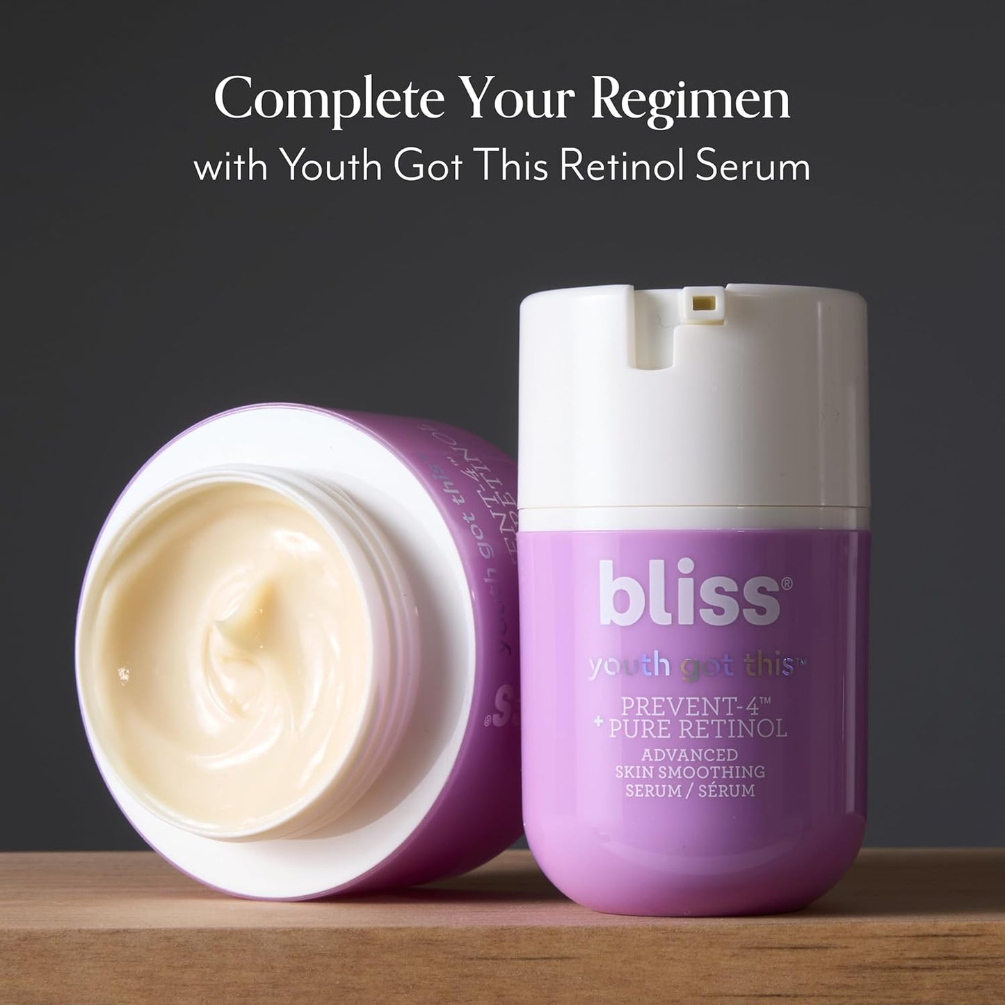 Bliss Youth Got This Retinol Moisturizer | Pure Retinol + PREVENT-4™ Complex for Fine Lines, Texture & Deep Hydration | Clean, Fragrance-Free, Vegan & Cruelty-Free | 50 mL-Velvo Beauty