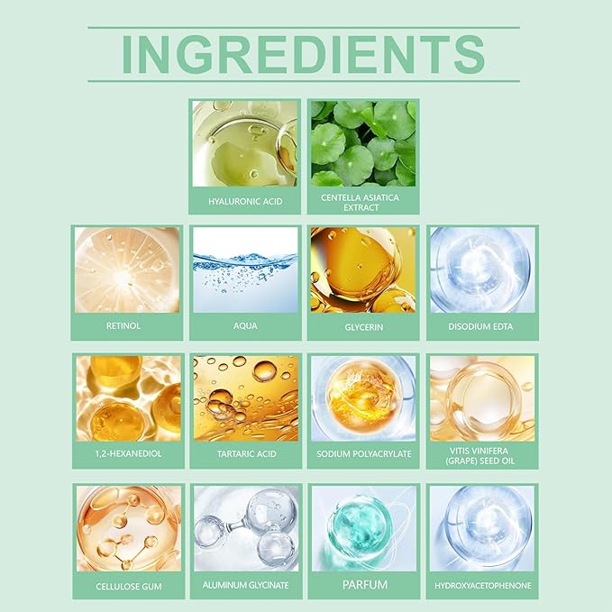 YIKESHU Retinol Collagen Face Mask – Korean Tightening Hydrogel Overnight Mask, Deep Moisturizing & Elasticity Boost, Long-Lasting Hydration & Brightening Skin (Retinol Collagen Face Mask)-Velvo Beauty