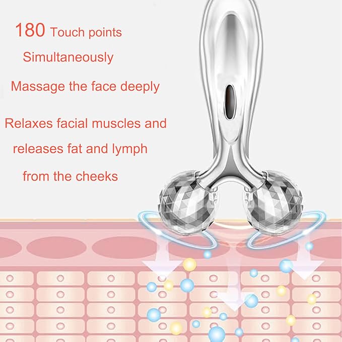 Stainless Steel Gua Sha and Face Roller Set,Metal Face Roller Gua Sha Massage Tool for Face Neck Eye Body Skin Care,Facial Roller for Women-Velvo Beauty
