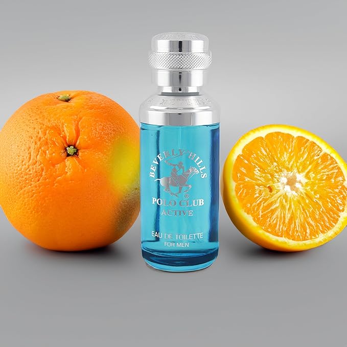 Beverly Hills Polo Club Cologne for Men Bonus Pack Designer Eau De Toilettes 3.4oz + 0.5oz 2 count (Active)-Velvo Beauty