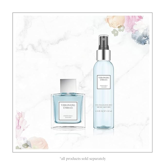 Vera Wang Eau de Toilette Spray, Embrace: Periwinkle & Iris, 1.0 Oz.-Velvo Beauty