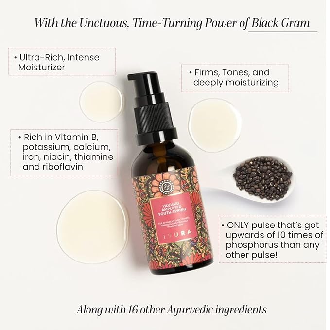 Yauvari Amplified Youth Spring - Best Face Moisturizer for Dry Skin, Aging or Mature Skin - Replaces Your Anti Aging Moisturizer - Natural Skincare with Natural Vitamin E, Vitamin A, Vitamin B-Velvo Beauty