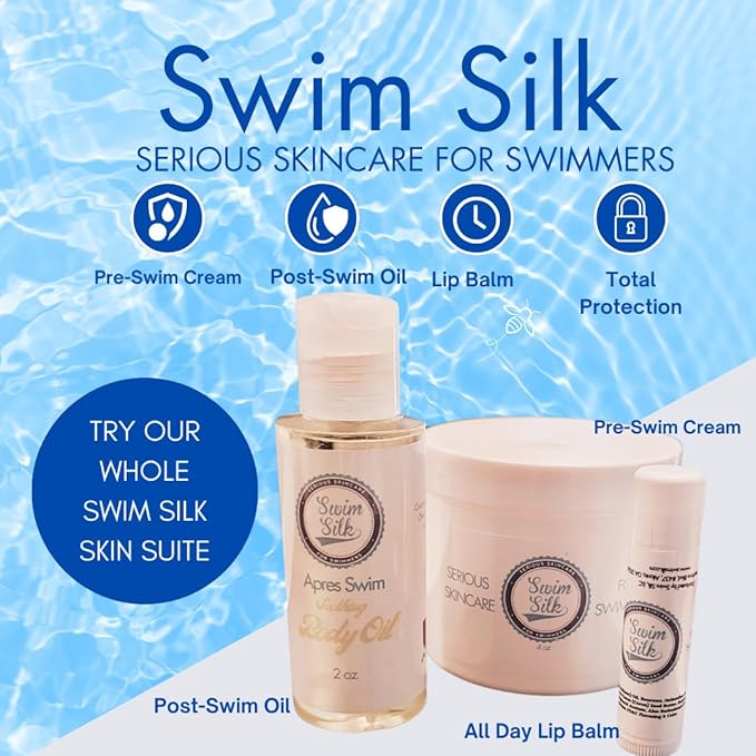 Swim Trio for Skin Protection, Hydration and Nourishment - Skin Shield, Body Oil and Lip Balm-Velvo Beauty