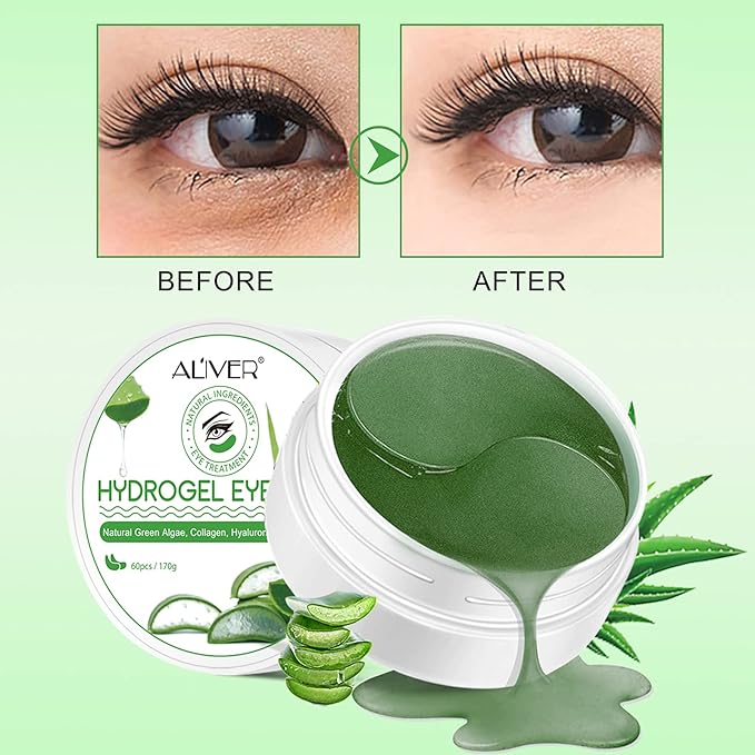 Under Eye Patches -30 Pairs, Collagen Eye Mask for Dark Circles, Puffy Eyes, Wrinkles Treatment, Aloe Eye Bags with Hyaluronic Acid and Collagen, Moisturizing & Anti-Aging-Velvo Beauty