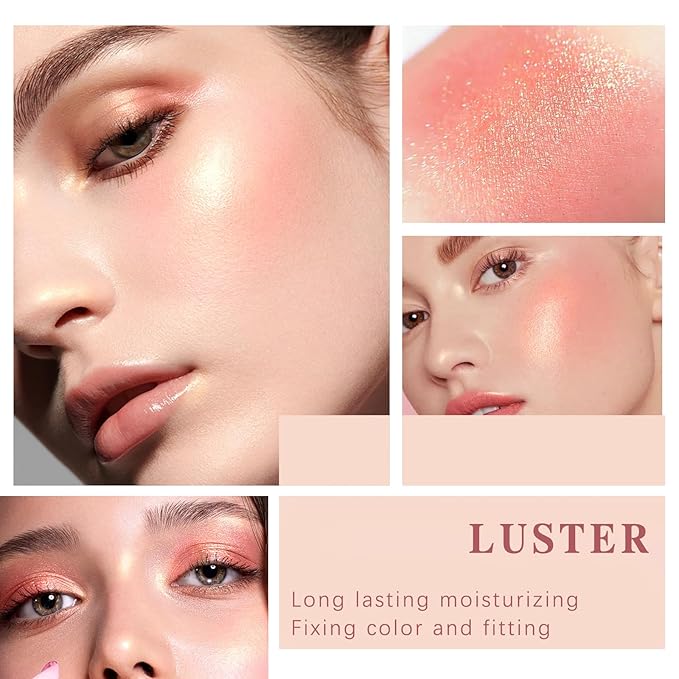 Blush Stick for Cheeks Makeup,Waterproof Cream Blush Face Stick Multi-Use Lip and Cheek Tint,Matte Shimmer Finish Lightweight Easy to Blend Natural Cream Blusher Makeup for All Skin Tones-Velvo Beauty