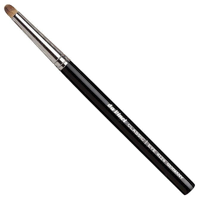 da Vinci Cosmetics Series 4124 Classic Detail Blender Round for Eyeshadow Powder/Banana Brush/Russian Red Sable, 0.5 Pound-Velvo Beauty