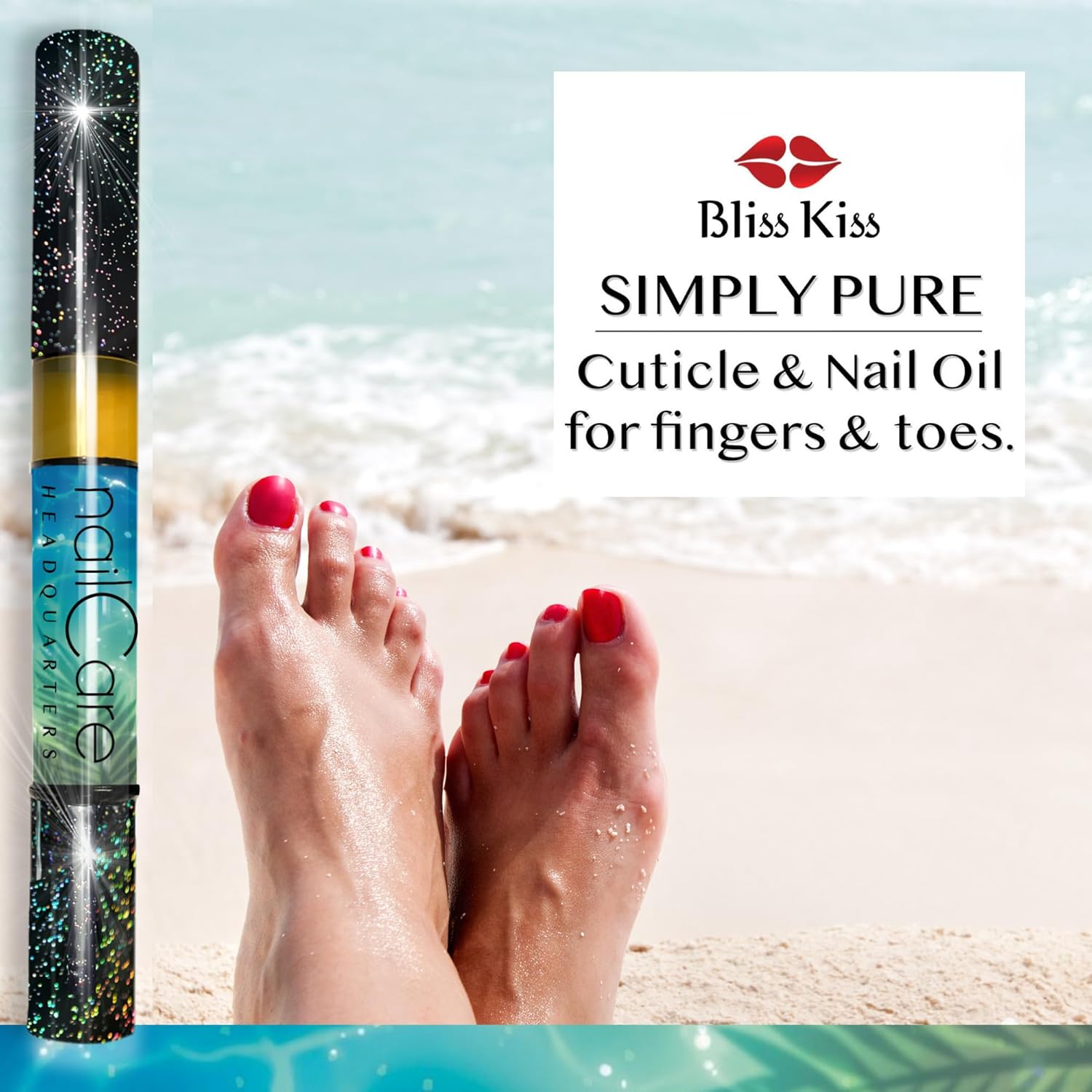 Cuticle Oil Pen for Nails - Nail Strengthener & Growth Serum for Damaged Nails, Hangnails w/Jojoba cuticle oil—Butt Naked Fragrance-Velvo Beauty