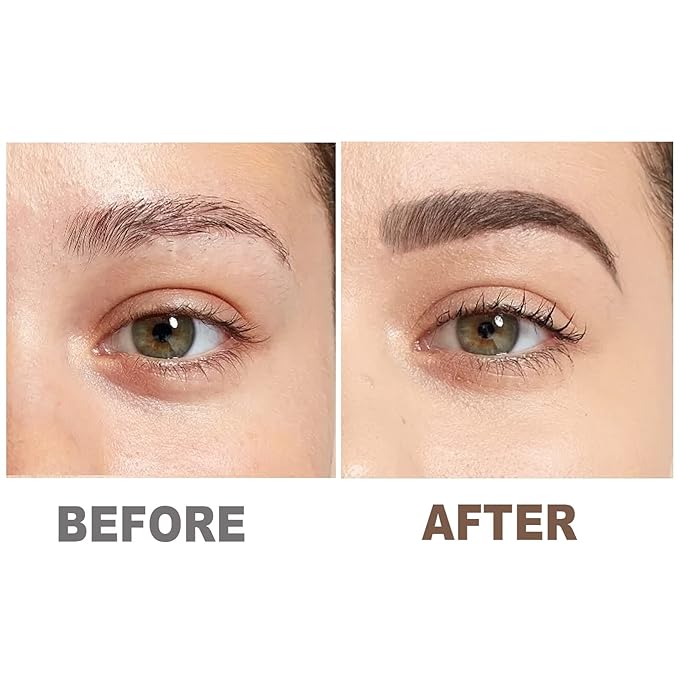 Boobeen 2 Pcs Eyebrow Pomade Cream, Waterproof Brow Pomade Gel High Pigmented Long-lasting for Natural Eyebrow Makeup, Suitable for Everyone-Velvo Beauty