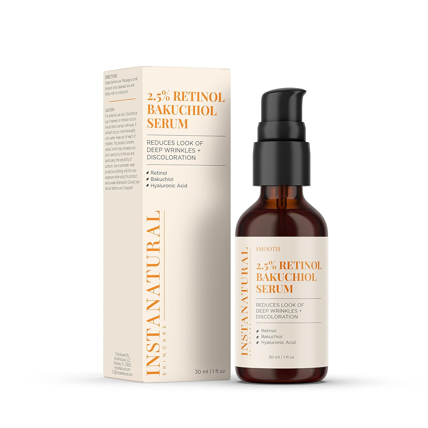 InstaNatural Face Serum (Serum Bakuchiol)-Velvo Beauty