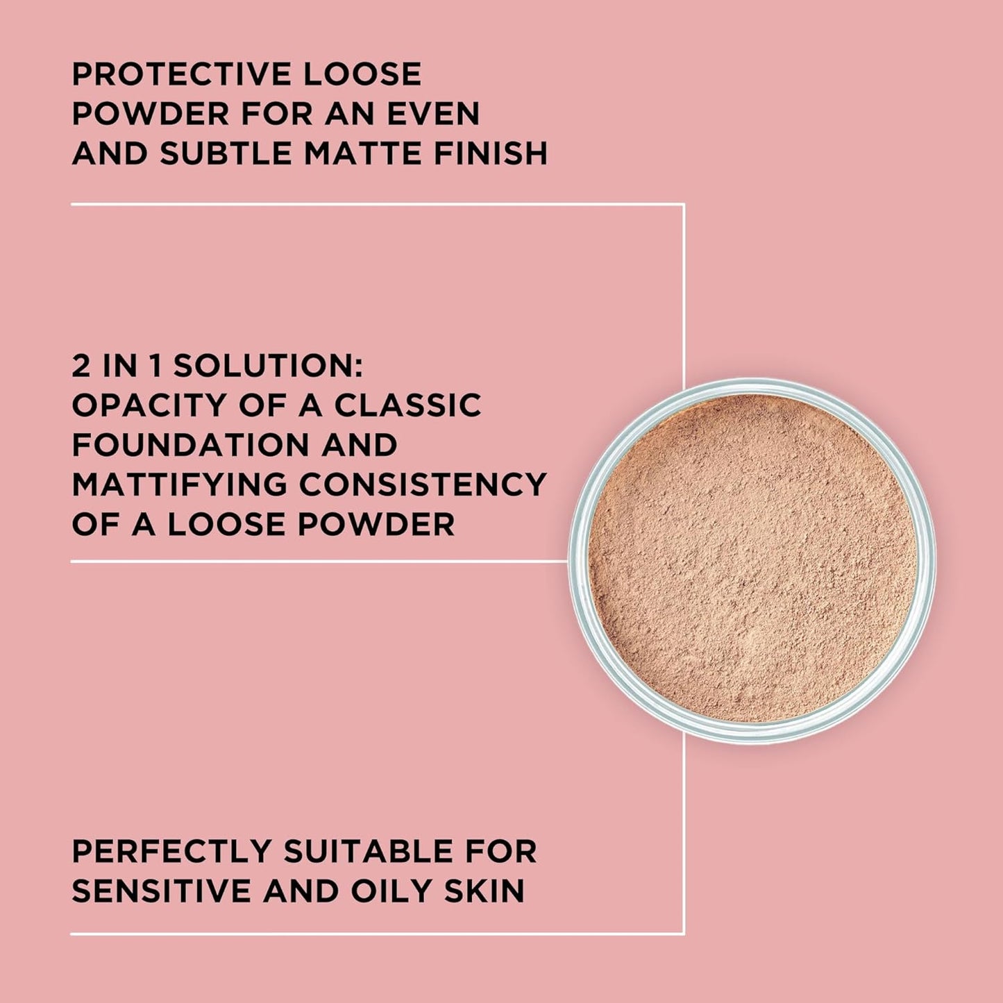 ARTDECO Mineral Powder Foundation - natural beige – loose setting powder for a smooth finish - medium coverage - perfect for sensitive & oily skin - makeup with zinc & magnesium - vegan-0.53 Oz-Velvo Beauty