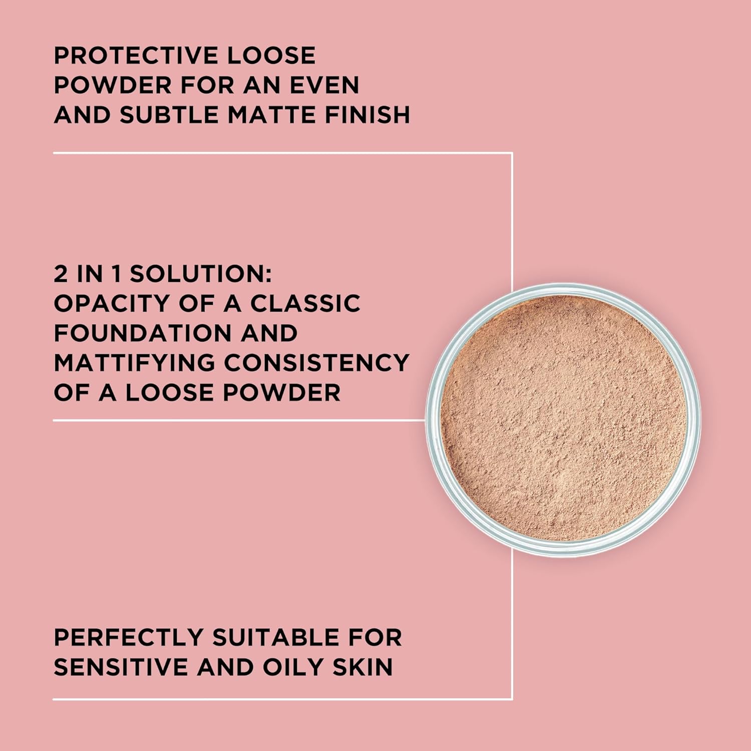 ARTDECO Mineral Powder Foundation - natural beige – loose setting powder for a smooth finish - medium coverage - perfect for sensitive & oily skin - makeup with zinc & magnesium - vegan-0.53 Oz-Velvo Beauty