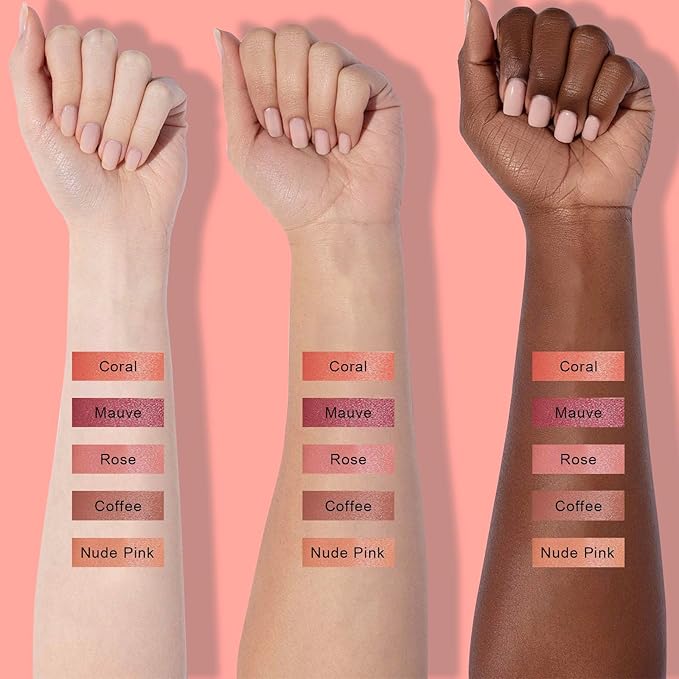 Peel Off Lip Liner Stain - Long Lasting Natural Lip Stain Transfer-proof Lip Liner, Moisturizing Waterproof Lip Gloss Stain, Highly Pigmented Color for All Skin, Ideal Gifts for Women (Nude Pink)-Velvo Beauty