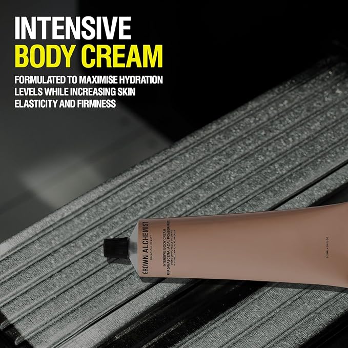 Grown Alchemist Body Cleanser (300ml) + Smoothing Body Exfoliant (170ml) + Intensive Body Cream (120ml) Skincare Set-Velvo Beauty