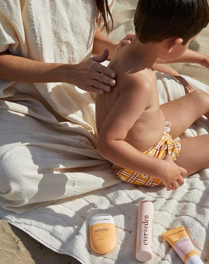 Evereden Kids Sunscreen SPF 50: Premium Mineral Sunscreen for Toddlers, Kids, and Whole Family - UVA/UVB Protection, Non-Toxic, Water-Resistant - Suitable for face and body - FSA Eligible-Velvo Beauty