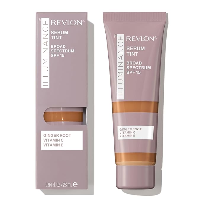 Revlon Illuminance Tinted Serum, Triple Hyaluronic Acid, Evens Out Skin Tone Over Time and Hydrates All Day, SPF 15, 509 Sandalwood, 0.94 fl oz.-Velvo Beauty
