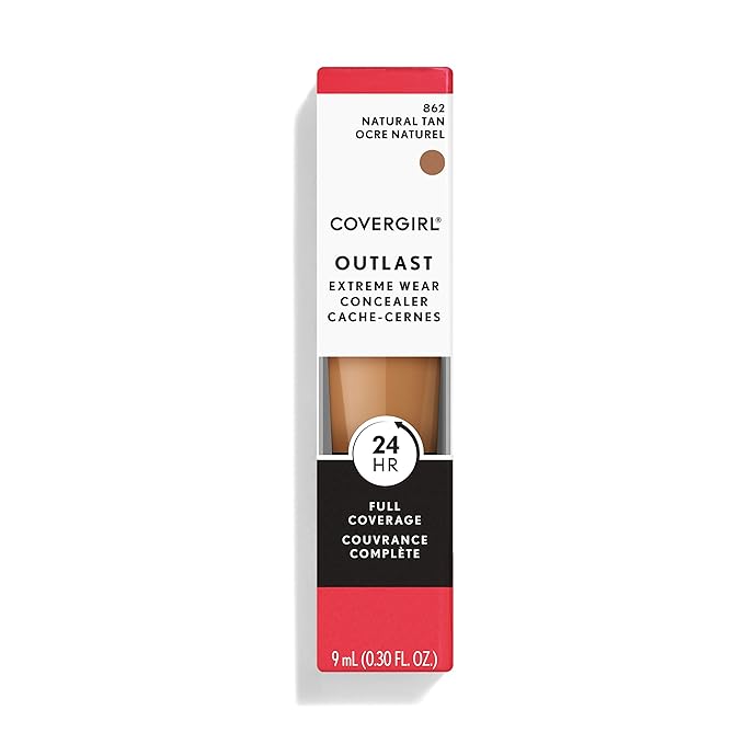 COVERGIRL Outlast Extreme Wear Concealer, Natural Tan 862-Velvo Beauty