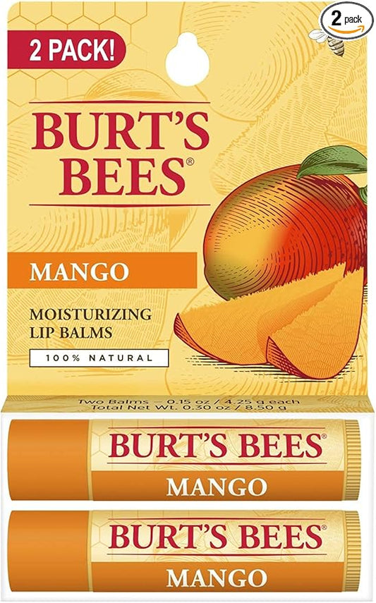 Moisturizing Lip Balms 2 Pack - Mango 2/0.15 Ounce (4.25 g) Balm-Velvo Beauty