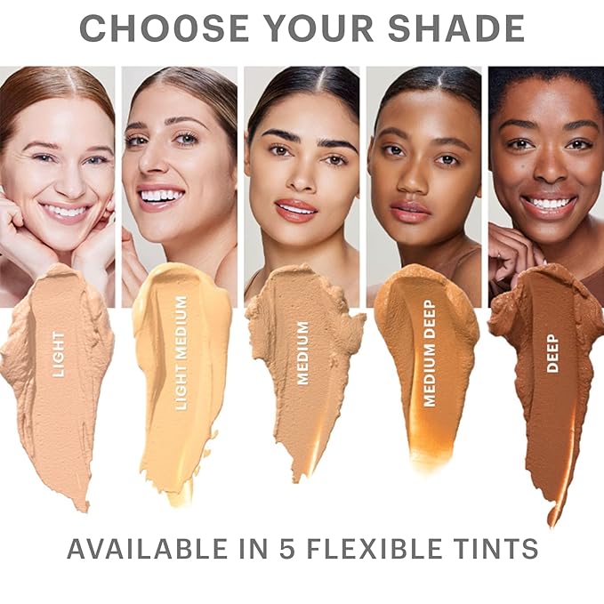 Glo Skin Beauty Oil-Free Tinted Primer SPF 30, (Light Medium), 1.7 oz - Mineral Makeup for Face, 4-in-1 Foundation Primer, Sheer Coverage, Skincare & Sunscreen With Broad Spectrum UVA/UVB Protection-Velvo Beauty